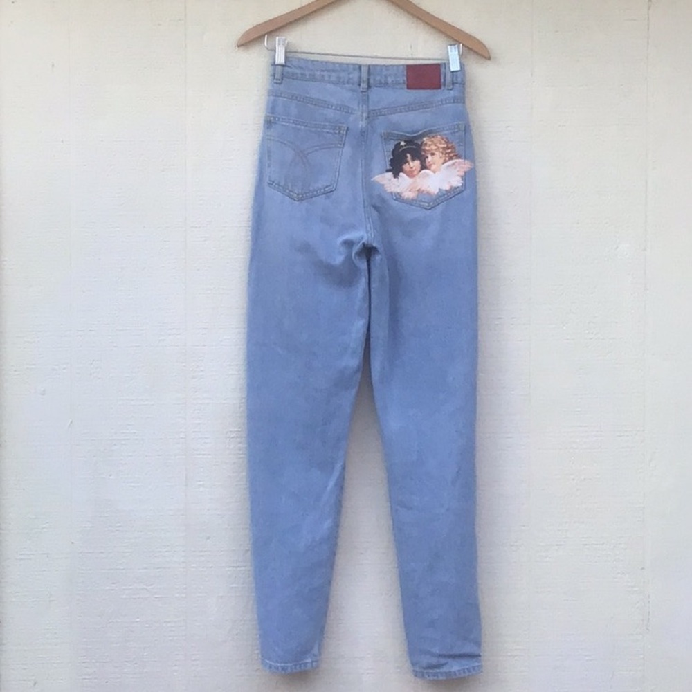 Fiorucci Tara classic angels tapered leg jeans size 26/25